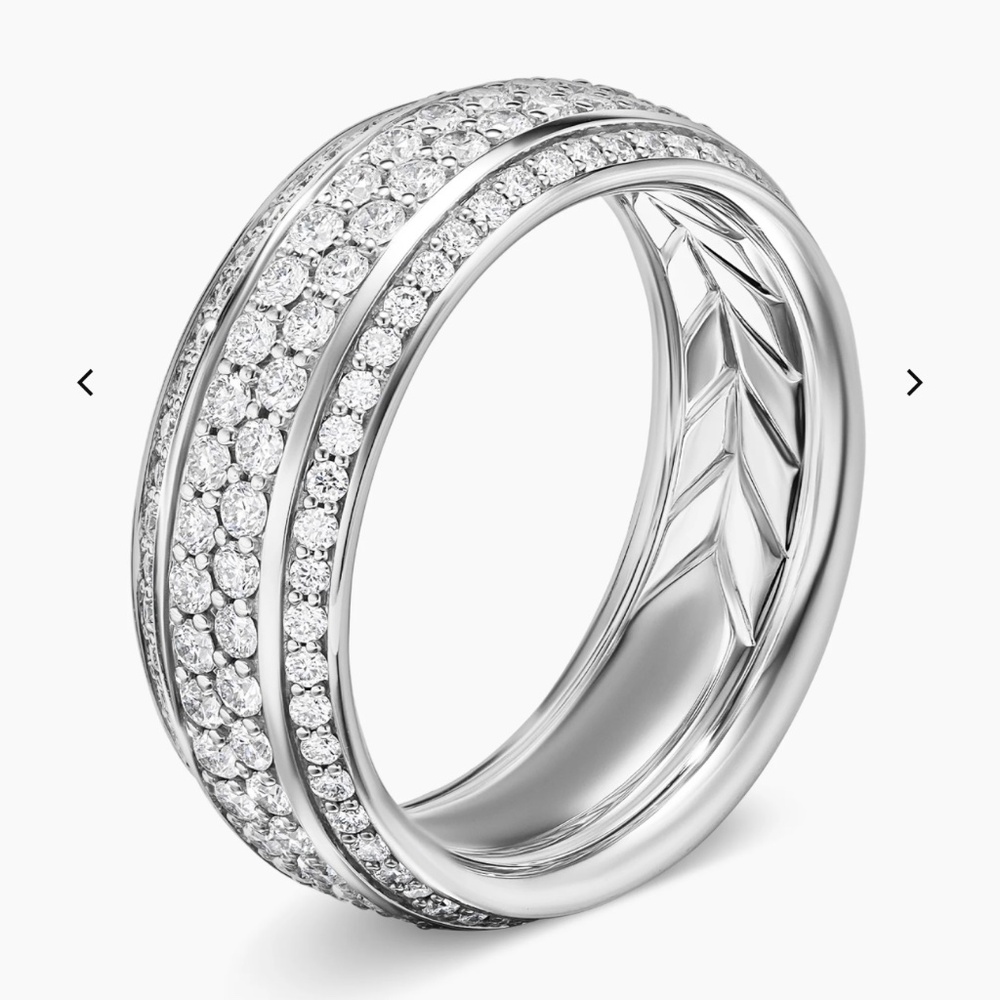 David Yurman Streamline Beveled Band Ring - Picture 4 of 4